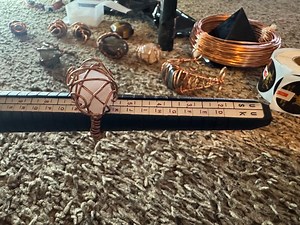 Handcrafted Rose Quartz X Raw Copper Wire-wrapped Ring - Etsy