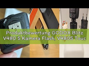 Produktbewertung GODOX Blitz V480 S Kamera Flash, V480S Touchscreen Blitzgeräte, TTL HSS 1/8000s Spe