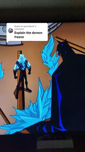 Replying to @questdestr Traded all of that relatability for full on demon timing! #nostalgia #thebatman #cartoon #mrfreeze