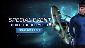 Receive Spock for building the Jellyfish this weekend and make your enemies feel the sting of defeat. Play Now: http://bit.ly/2EiOQmz | Star Trek Fleet Command