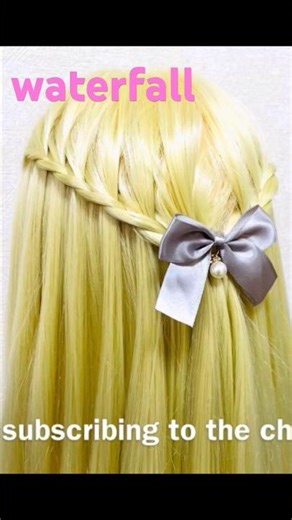 編み込みウォーターフォール✨Waterfall Easy Hairstyle Tutorial