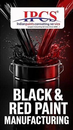 Black and Red Paint Manufacturing Black and Red Paint Making Paint Manufacturing Machine IPCS