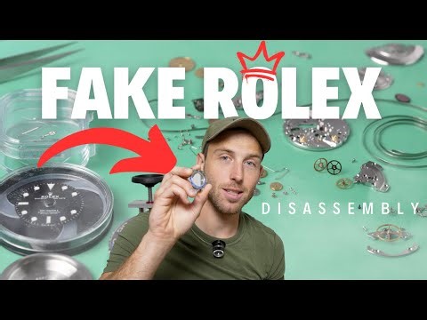 Inside A FAKE Rolex Compared To REAL Watch Parts