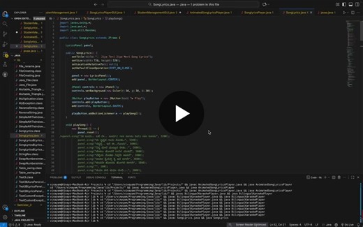 #java #studentdeveloper #projects #creativecoding | Vinay A M