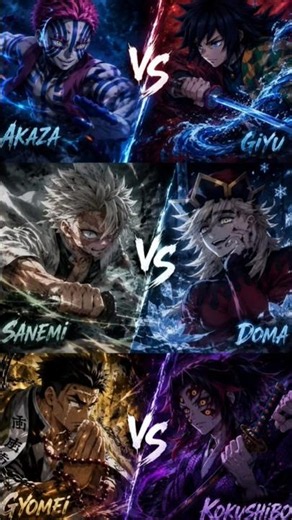 3 strongest Hashira vs 3 strongest Upper Moon Demon😱