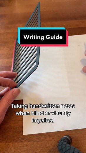 Writing Guide for the Blind and Visually Impaired