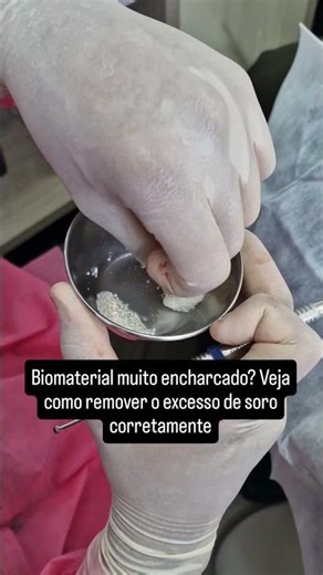 Is your biomaterial too saturated? See how to properly remove excess serum.