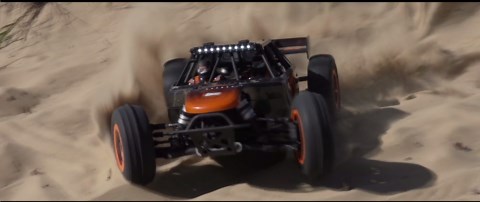 Losi RC Truck 1/5 DBXL-E 2.0 4 Wheel Drive Desert Buggy Brushless RTR Battery and Charger Not Included with Smart Fox LOS05020V2T1
