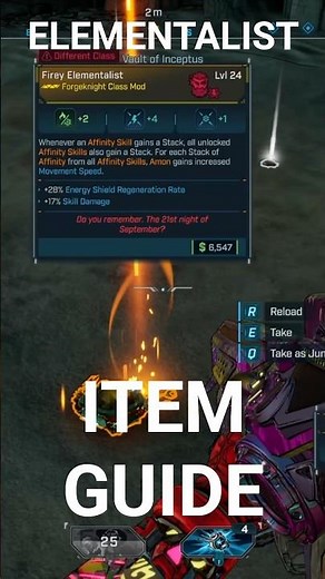 Borderlands 4 | Elementalist Class Mod Item Guide