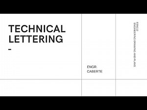 BASICS OF TECHNICAL LETTERING