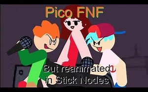 Pico (Friday Night Funkin')，stick nodes动画