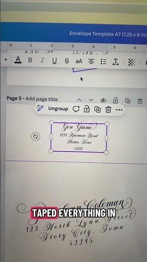 Scheer here is how I print return addresses on the flap of my envelopes! This works well with the