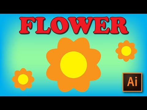 Flower shape in Illustrator ✿ FAST&EASY ✿AI tutorial ✿