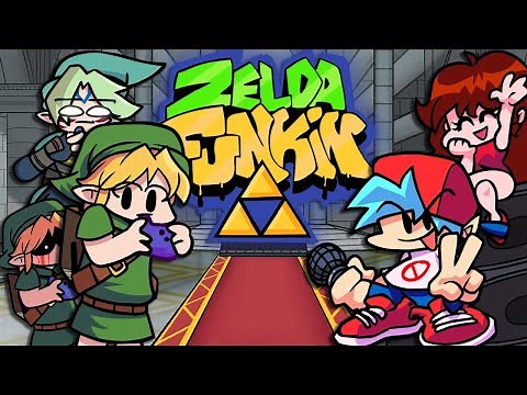 Friday Night Funkin' - V.S. Fierce Deity Link & Ben Drowned FULL WEEK - Zelda Funkin' [FNF MODS]