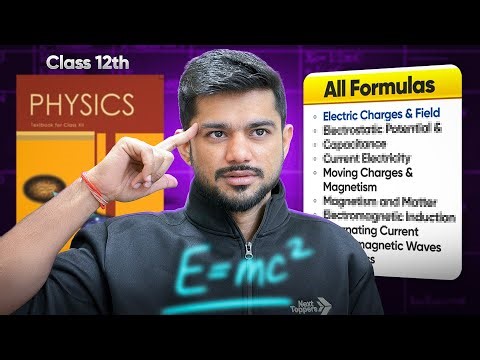 Class 12th Physics: All Physics Chapterwise Formulas Revision | Ravi Sir | CBSE 2026 Exam