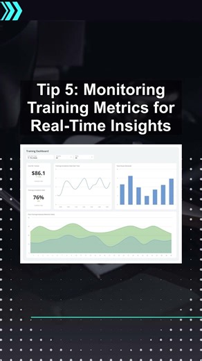 Tip 5: Monitoring Training Metrics for Real-Time Insights #ai #artificialintelligence Tip Monitoring