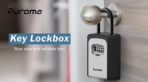 Watch Puroma Key Lock Box Waterproof Combination Key Lock box on Amazon Live
