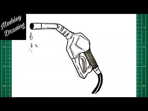How to Draw a Gas Pump Nozzle