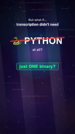 No Python. No GPU. Just One Binary — whisper.cpp