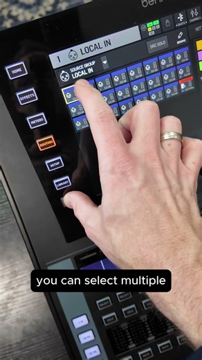 WING Tip: Use the Utility Button to Multi-Select Sources! #behringerwing #churchaudio