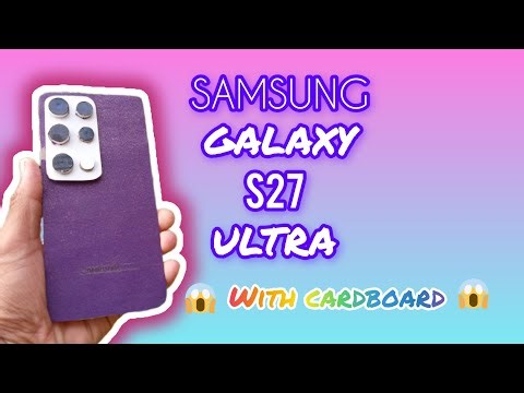 SAMSUNG GALAXY S27 ULTRA WITH CARDBOARD #viralvideo #phone