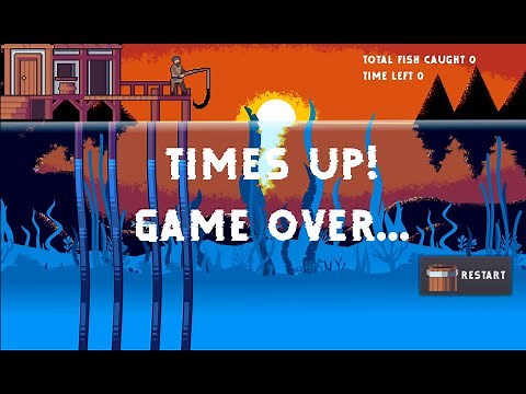 Pixel Fishing Game Tutorial / Code Along P1 (Fisherman Animation + Swimming Fish) - Godot Engine