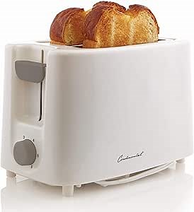 Continental Electric CE-TT011 Electric Toaster, 2 Slice, White