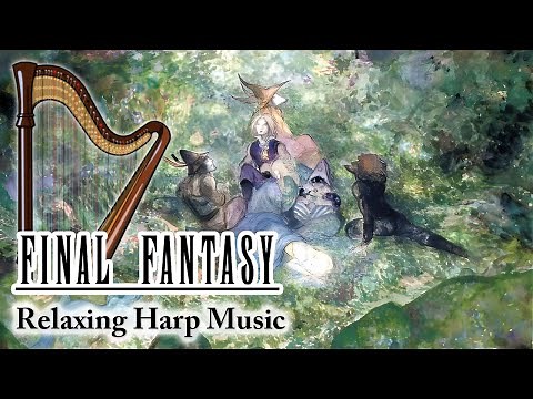 Final Fantasy • Relaxing Harp Music