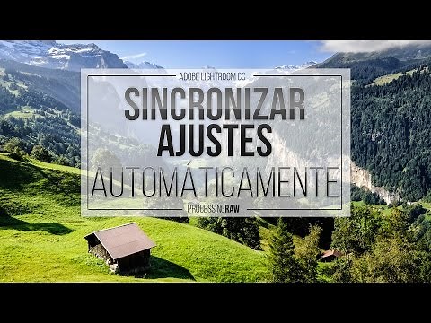 Sincronización automática en lightroom