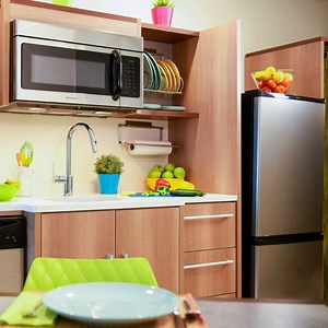 7.8K views · 21 reactions | Bring out your inner chef with our in-suite kitchens equipped with energy-efficient appliances and all the utensils you need to keep you eating healthy while you’re home away from home. | Home2 Suites by Hilton | Facebook