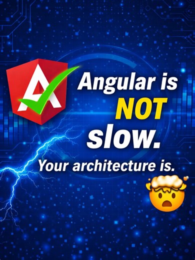 Angular is not slow — most performance issues come from architecture mistakes. In 2026, this is almost never a framework problem. It’s about how your app is designed. 📘 Full article with real-world Angular performance mistakes: https://prodevaihub.com/angular-performance-mistakes-2026/ Follow for more Angular & architecture insights. #Angular #WebPerformance #FrontendArchitecture #AngularTips #SoftwareArchitecture #FrontendDev #TechTok