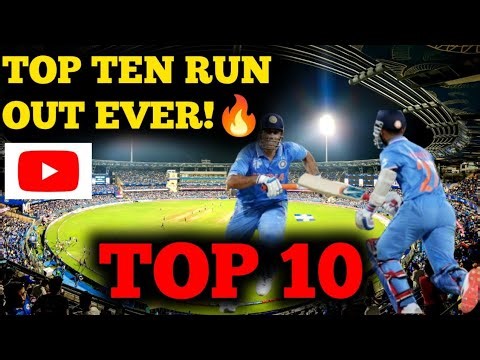 Top 10 Most Insane Run Outs in Cricket History 😱|Top 10 Unbelievable Run Outs That Shocked the World