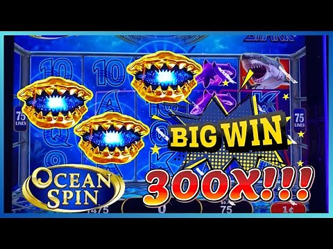 🦈Shark Attack - OCEAN SPIN - HUGE 300X💲WIN - MUST PLAY SLOT MACHINE!