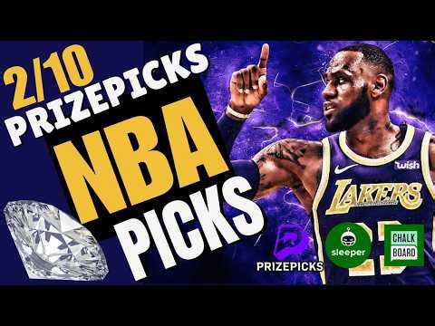 NBA PRIZEPICKS | TODAY NBA PICKS | TUESDAY | 2/10/2026 | NBA SLIPS | NBA PROPS