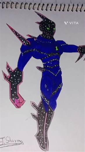 alien X Cromastore fusion Draw