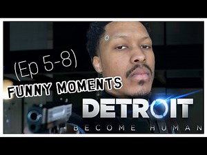 Berleezy Detroit Become Human Funny Moments (Ep 5-8)