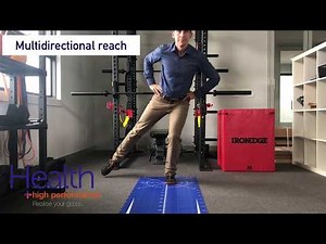 Multidirectional reach "clock" exercise | Melbourne Sports Chiropractor