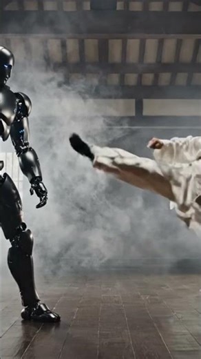Kong Fu Master vs AI Robot