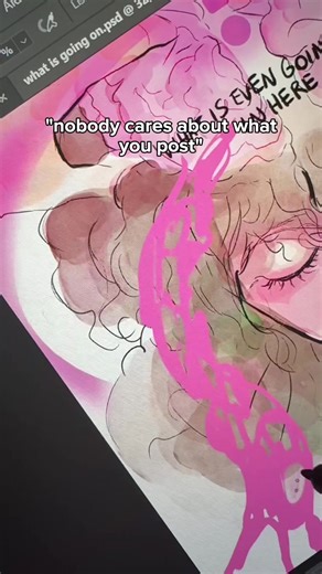 She’s everywhere (I profess my undying love for thee, my lady.) #CapCut #artist #digitalart #fyp #wlwcouple