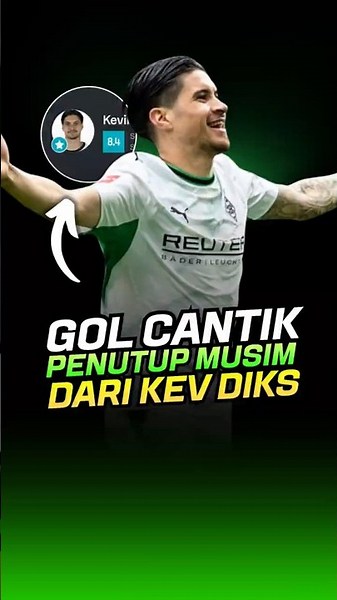 Gol Kevin Diks ke lima di Bundesliga musim ini😮‍💨