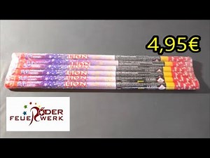 LION von Jorge | Römische Lichter für 4,95€ | PYRO DELUXE