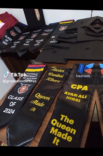 Customized Graduation Sashes/Stoles for Different Universities Worldwide
