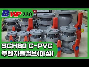 CPVC 후렌지 볼밸브. ANSI. CPVC Ball Valve Flanged type.SCH80. PVC. Clean PVC, PP, PVDF. 아성플라스틱밸브(주). BWP