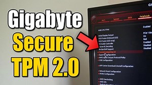 How to Enable TPM 2.0 & Secure Boot in Bios on Gigabyte Windows PC