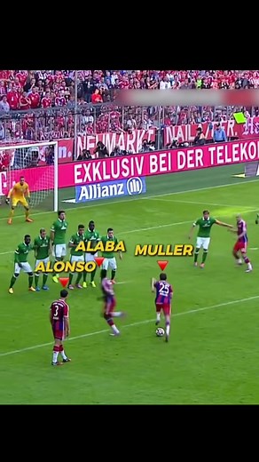 Rare Free-Kick Moment in Football