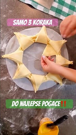 SAMO 3 KORAKA DO NAJLEPSE SLAVSKE POGACE😲NI BRZE NI JEDNOSTAVNIJE✅