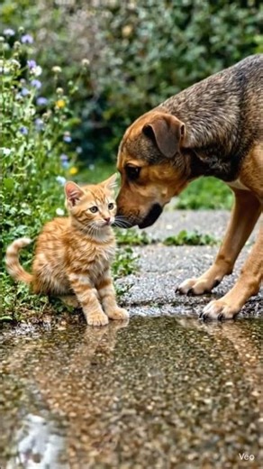 “Dog Saved a Drowning Cat 😢💔 | Heart Touching Rescue”