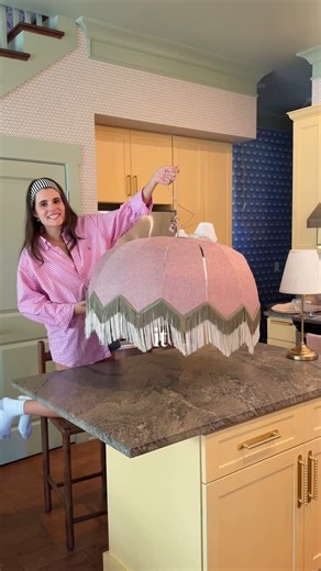 Dani Klarić on Instagram: "kitchen updates 🌟 new pendant is coming in soon (rip) 🥹 i’m hand making tiles with the lovely @knackstudio.ga in savannah and the custom counter tops should be ready next week!!"