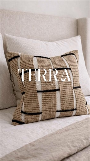 Introducing the Terra Collection 🤎 Earthy textures, cozy neutrals, and that effortless modern boho feel. #homedecor #textiles #busadesigns #neutraldecor #earthyaesthetic