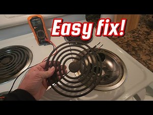 How to fix an electric stove burner for free! Hotpoint / GE stove diagnosis & repair